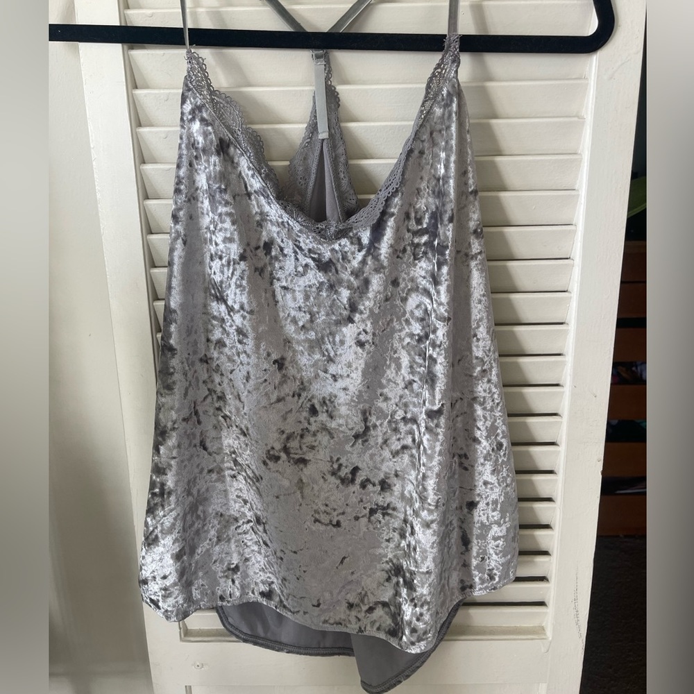 Size Large Velvet Intimate Tank Top